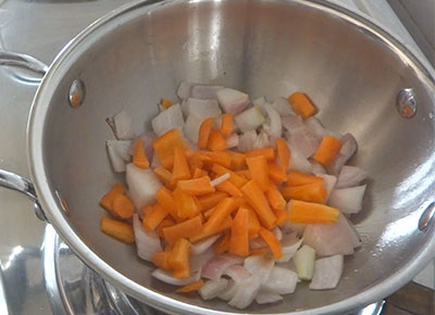 carrot for 10 minute quick sambar recipe