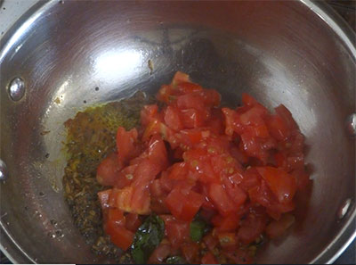 tomato for 5 minute quick saaru or rasam