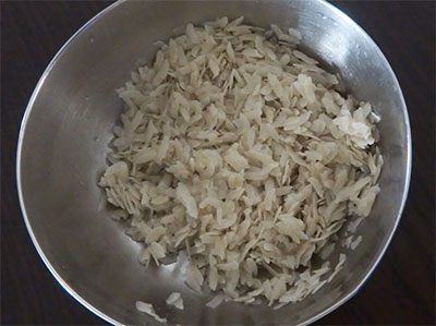 thick beaten rice for avalakki payasa or aval payasam