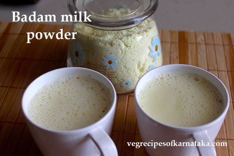 badam milk powder recipe mtr style