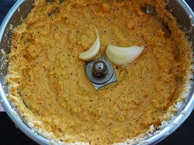garlic for basale sambar or huli or koddel