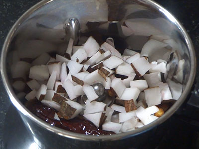 coconut for beetroot chutney recipe