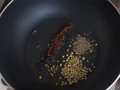 spices for beetroot rasam or beetroot saaru recipe