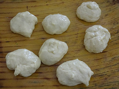 dough balls for bele holige or bele obbattu