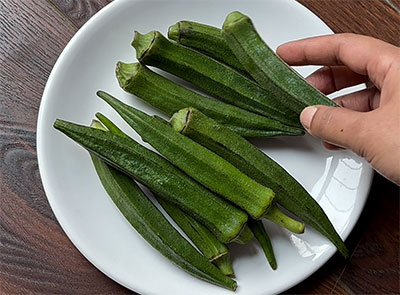 ladies finger for bendekai mosaru sasive recipe