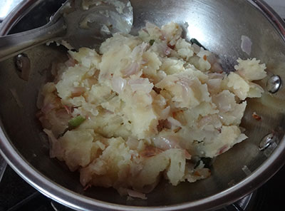 potato palya for davangere benne dosa