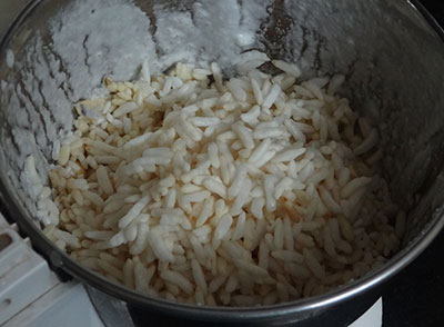 grind puffed rice for davangere benne dosa