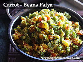 carrot beans palya recipe