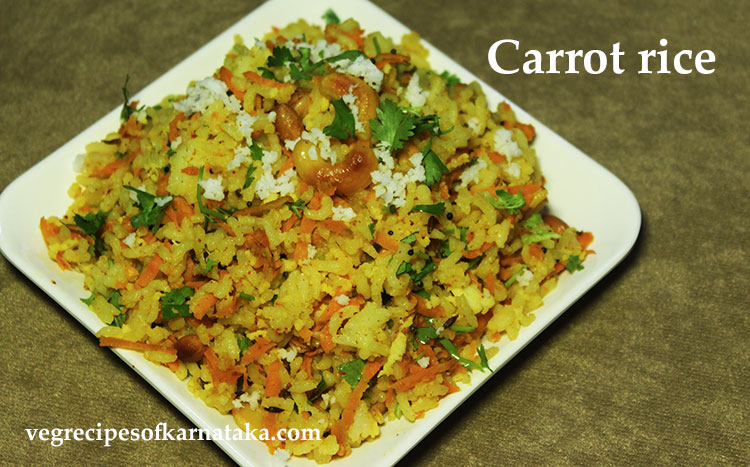 carrot rice recipe