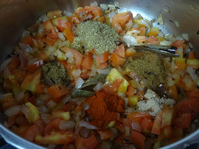 spice powders for chana masala or chole masala