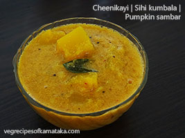 pumpkin sambar recipe