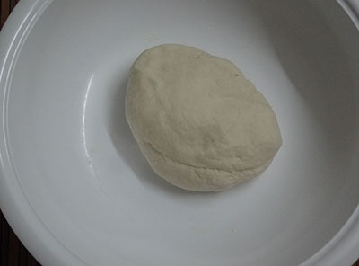 kneading dough for chiroti