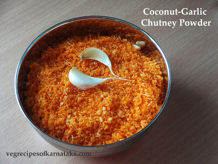 coconut garlic chutney powder recipe