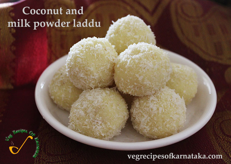 coconut milk powder ladoo recipe