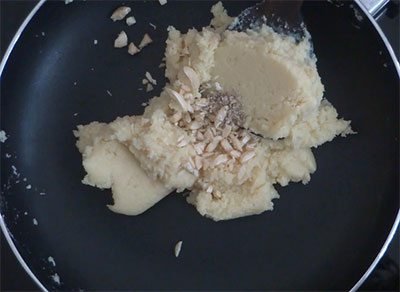 cashew and cardamom powder for coconut and milk powder ladoo or laddu