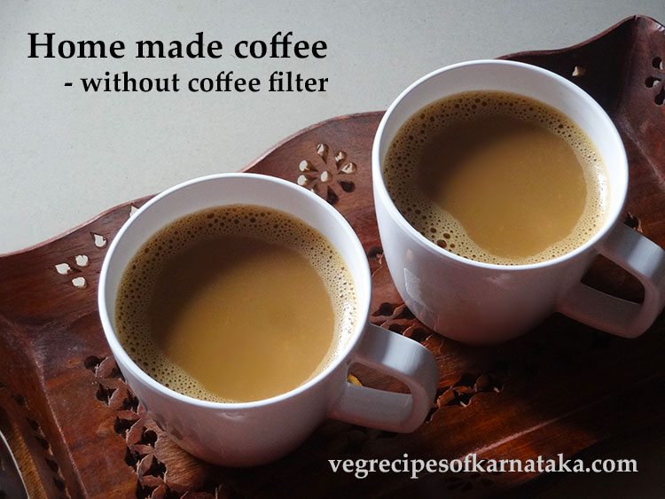 how to make coffee without coffee filter