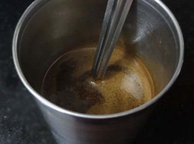stirring for making coffee without coffee filter