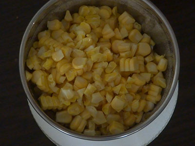 sweet corn for corn cutlet or jola cutlet