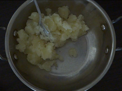mashed potato for corn cutlet or jola cutlet