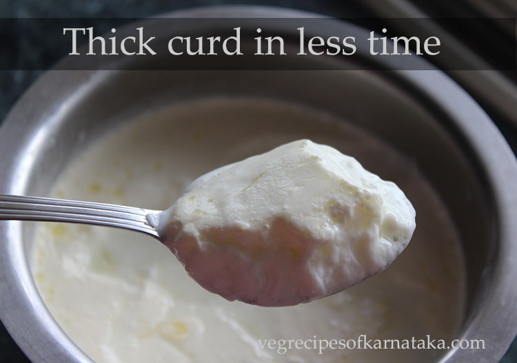thick curd in 1 hour
