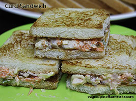 curd sandwich recipe