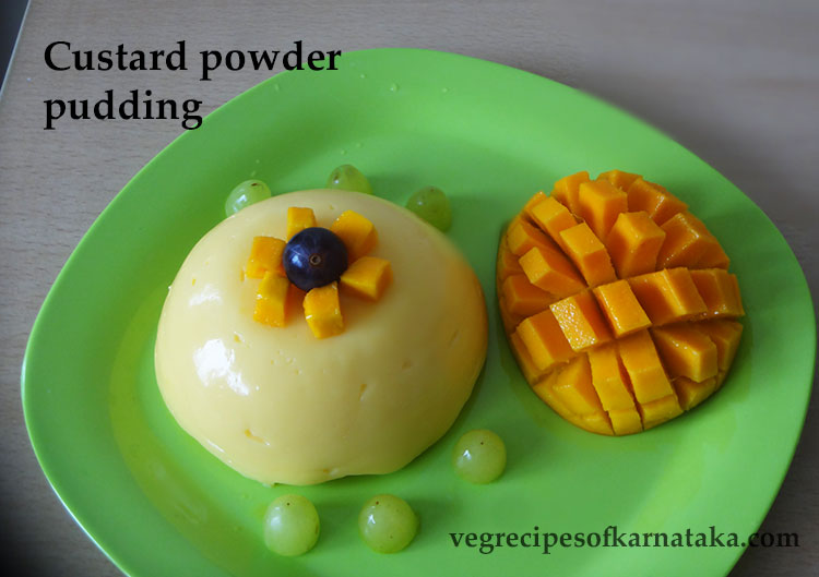 custard powder pudding recipe