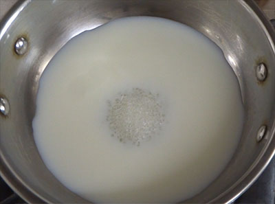 milk and sugar for custard powder pudding recipe