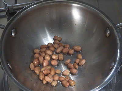 peanuts for kalasida avalakki or dadpe poha recipe