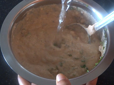 pan for making bele paddu or mixed dal appe or paniyaram or gundupongalu
