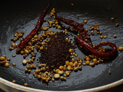sesame seeds for drakshi gojju or raisins curry
