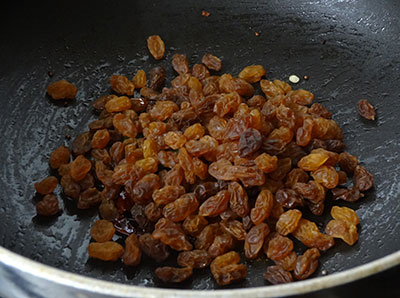 raisins for drakshi gojju or raisins curry