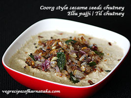 sesame seeds chutney recipe