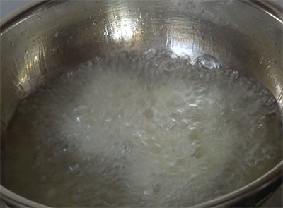 frying potato for french fries or finger chips