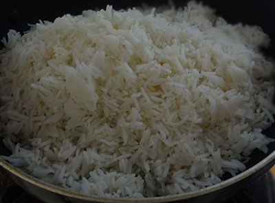 rice and vinegar for veg fried rice