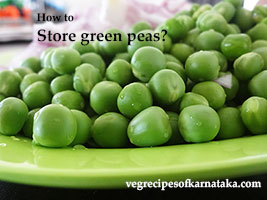 making frozen green peas
