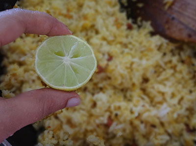 lemon juice for garlic rice