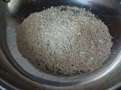 poppy seeds and rice for gasagase payasa or kheer