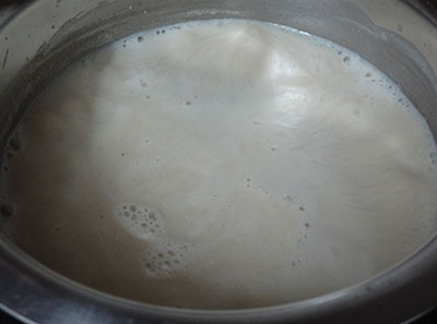 boiling gasagase payasa or kheer