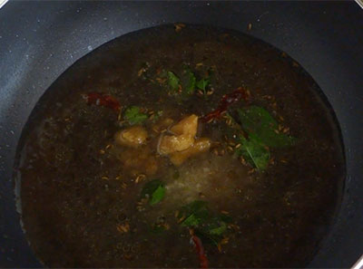 salt, tamarind and jaggery for goddu saaru or instant rasam recipe