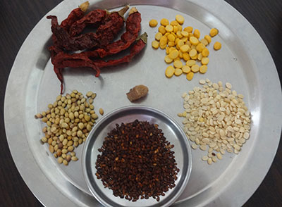 spices for heralekai gojju huli