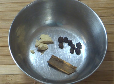 pepper, ginger and cinnamon for golden milk or turmeric milk recipe