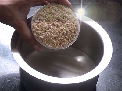 rice for halasina hannina mulka or appa