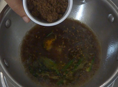sesame seeds for hunase gojju or tamarind gojju