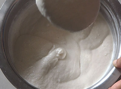 fermenting the batter for idli dosa batter using mixie