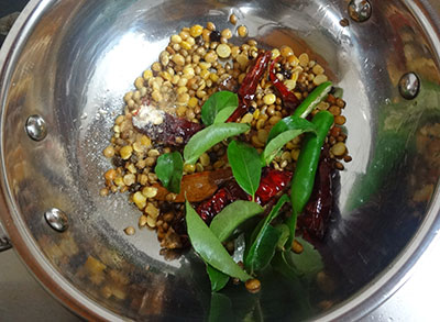 making bangalore style idli sambar