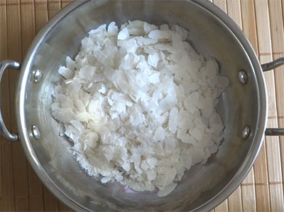 beaten rice for instant poha idli or avalakki idli