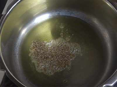 ghee and cumin seeds for jeera rice