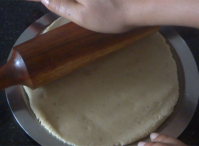 making kaju katli or cashew burfi recipe pieces