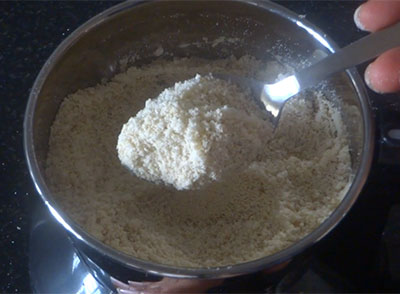 cashew powder for kaju katli or cashew burfi recipe