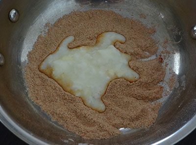 curd for kesuvina gadde palya or arbi stir fry